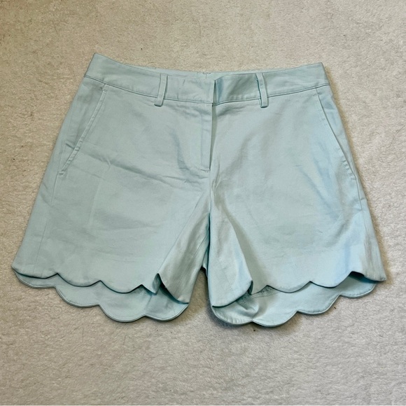 J. McLaughlin NWT Aqua Petal Trouser Shorts - Size 2 (29") - Picture 2 of 13
